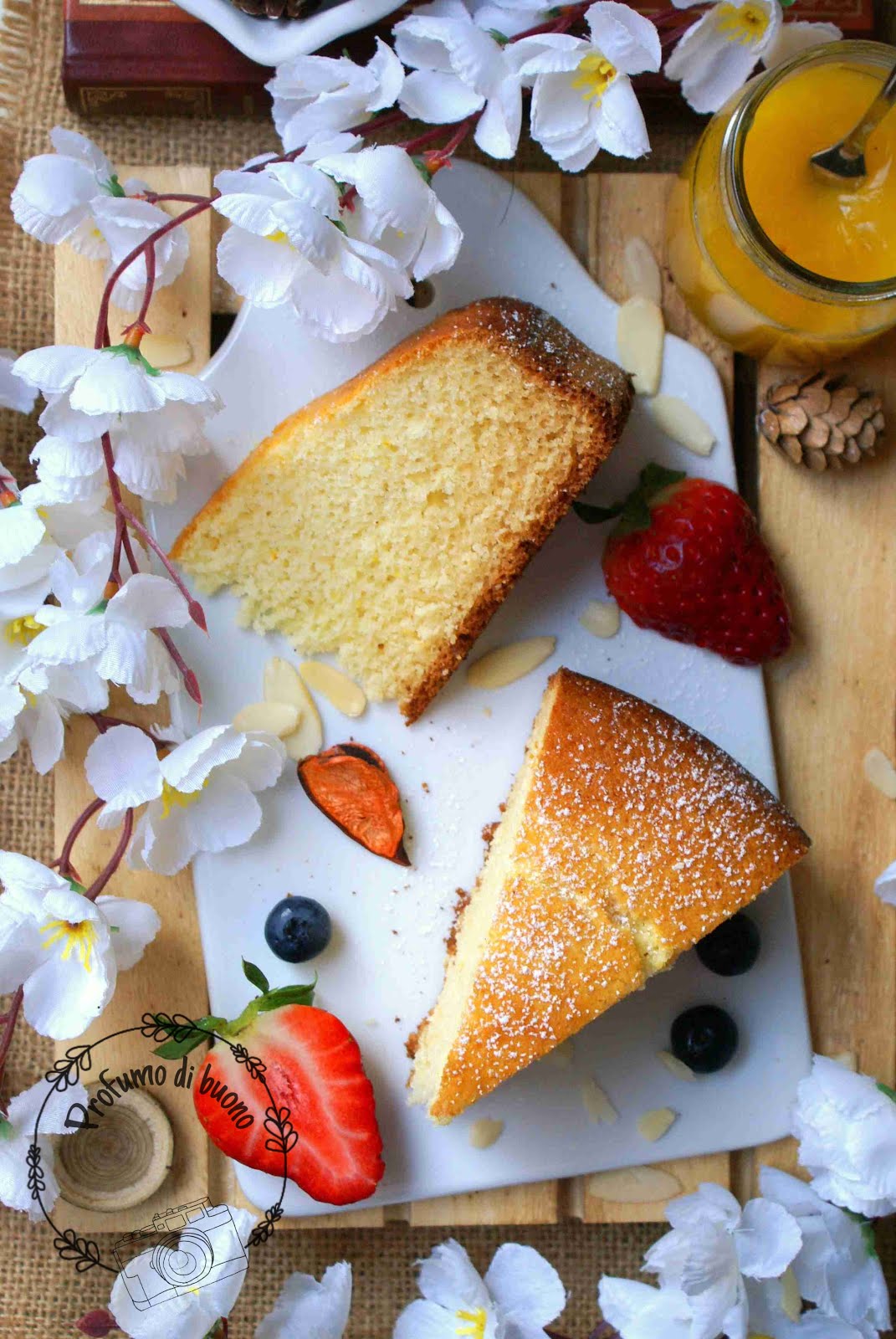 Torta all'arancia senza glutine