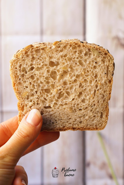 Pan bauletto integrale senza glutine ai semi
