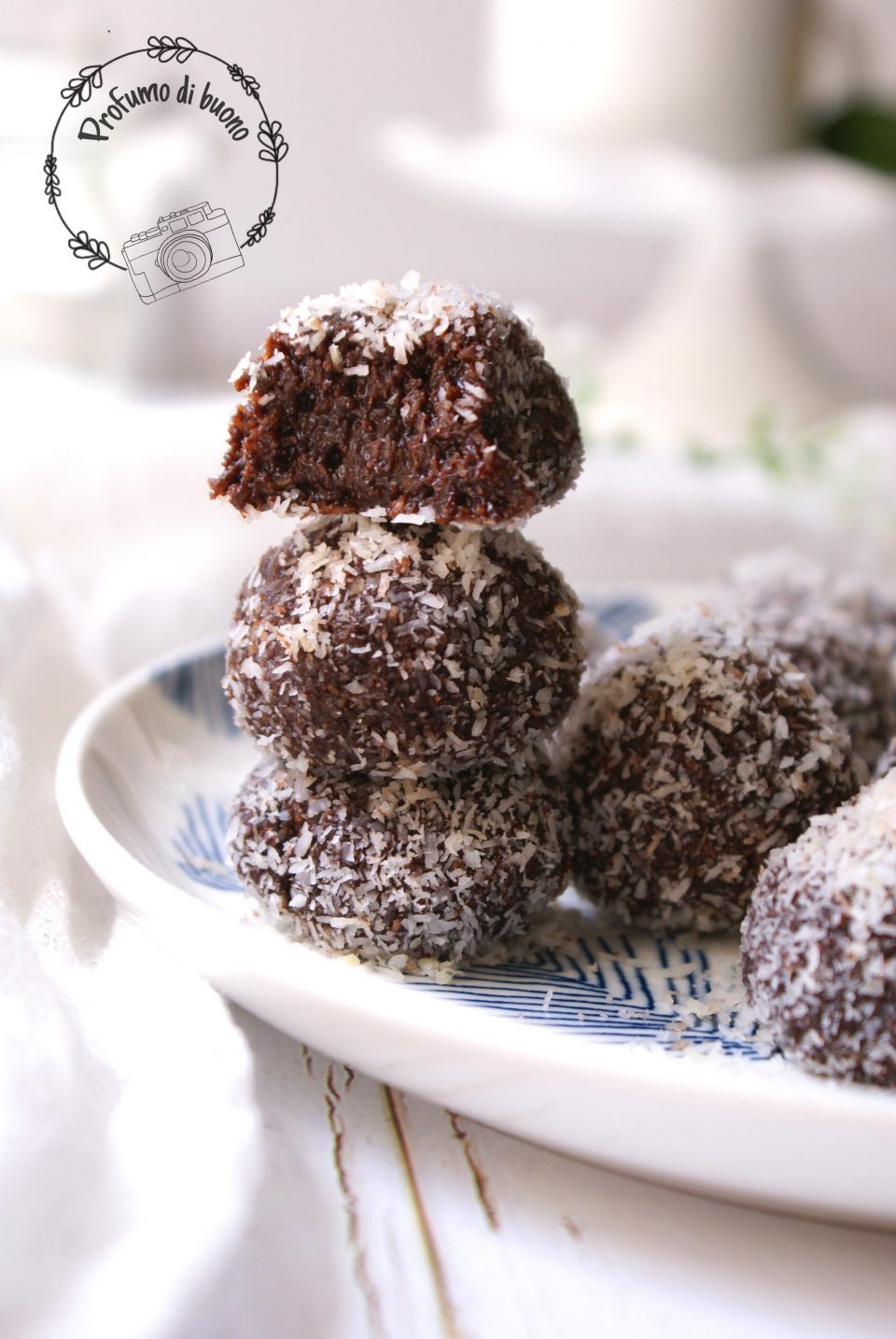 Gluten free vegan coconut fudge balls