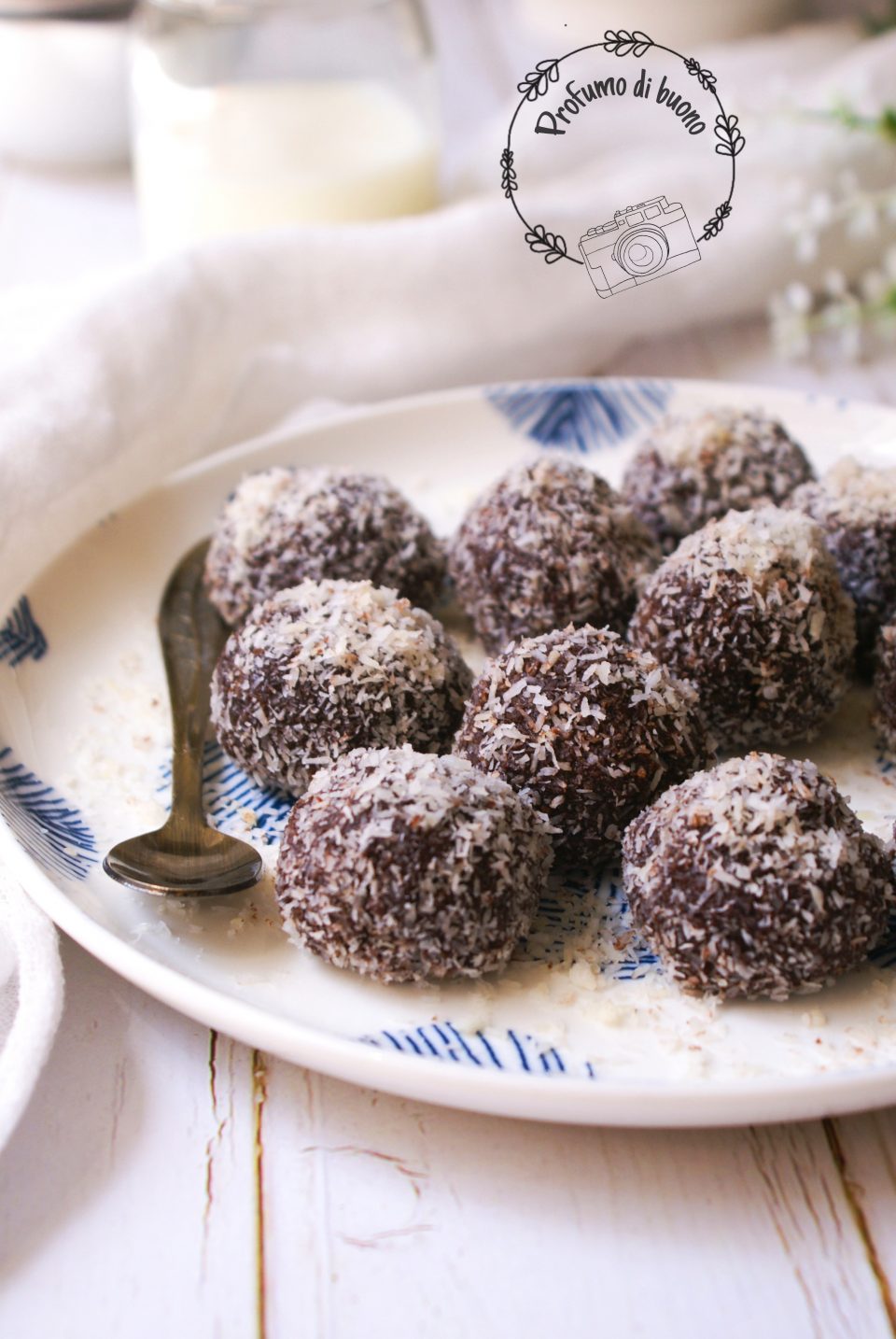 Gluten free vegan coconut fudge balls