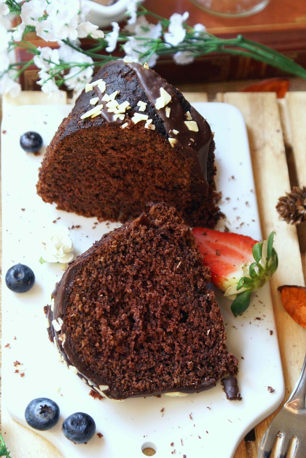 Gluten free chocolate Bundt Cake