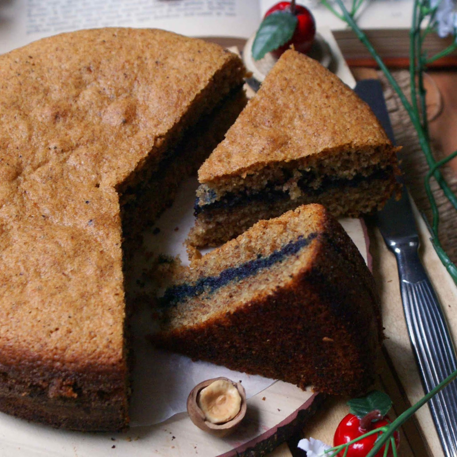 Torta al grano saraceno con marmellata senza glutine