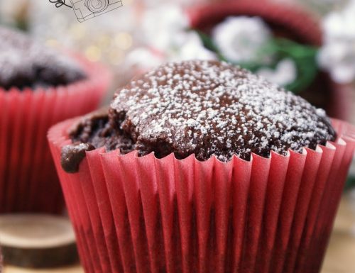 Muffin di albumi al cacao senza glutine