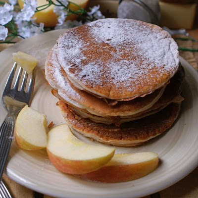 Pancake integrali di albumi senza glutine