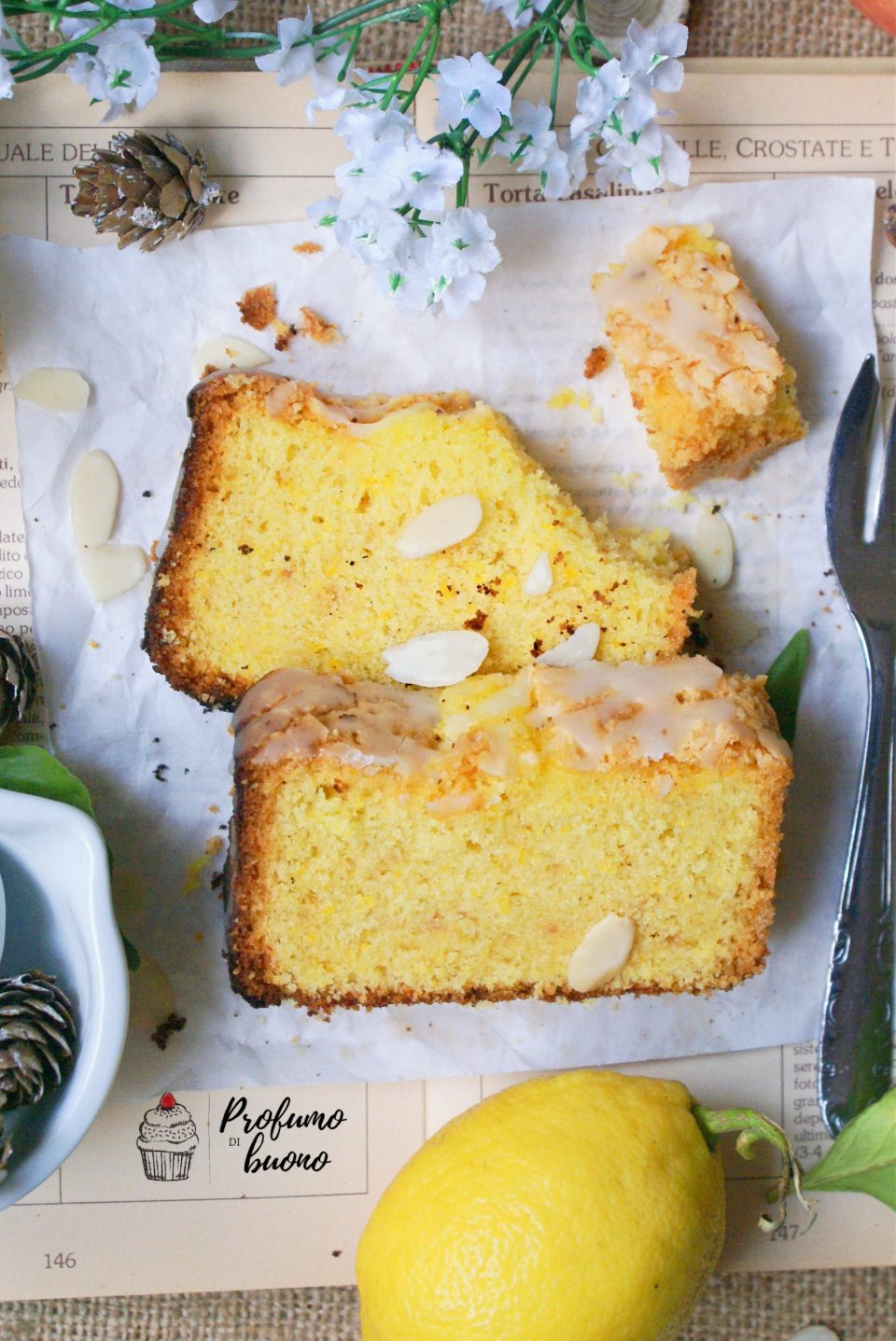 Plumcake al limone senza glutine