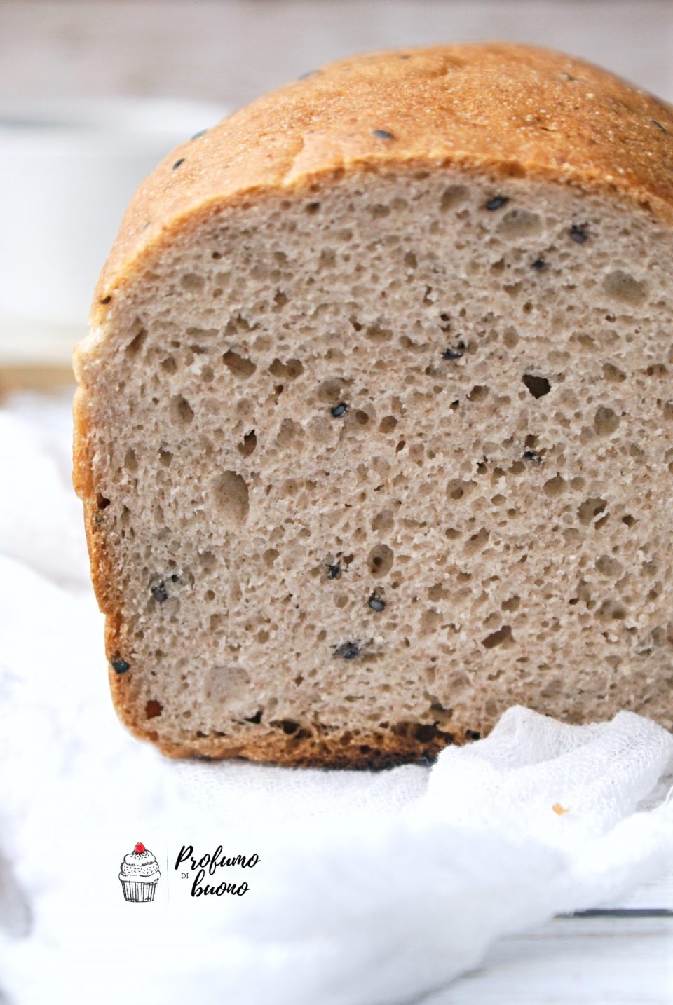 Pane integrale senza glutine in cassetta