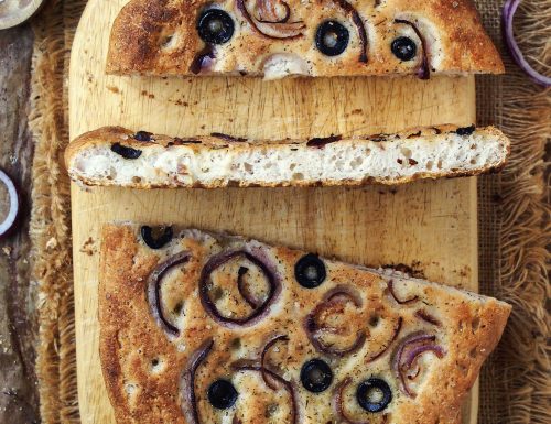 Ricetta focaccia senza glutine mediterranea