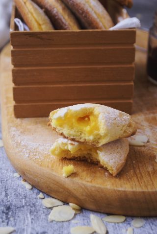 Gluten free custard filled cookies