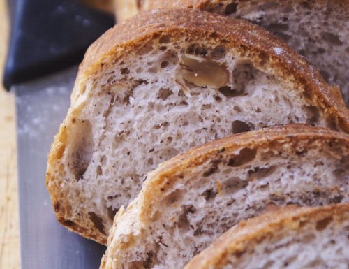 Pane senza glutine con grano saraceno e noci