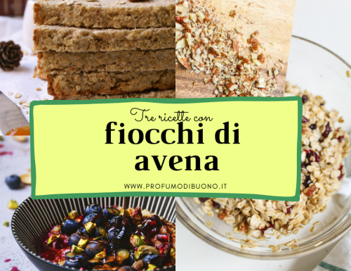 Ricette con fiocchi di avena: tre idee facili e veloci